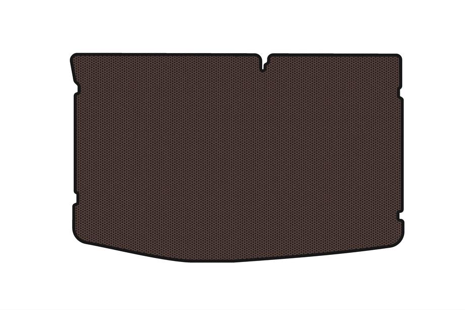 Hyundai I-20 2008-2012 Rubber trunk mat Carsuit (HB, brown) Image