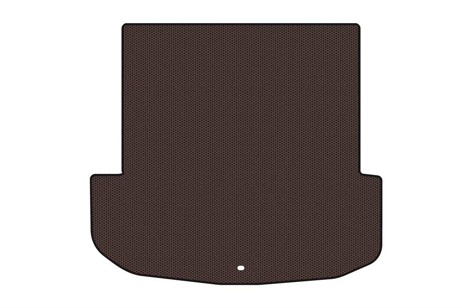 Hyundai Palisade 2018-2025 Rubber trunk mat Carsuit (8-seater, brown) Photo 1