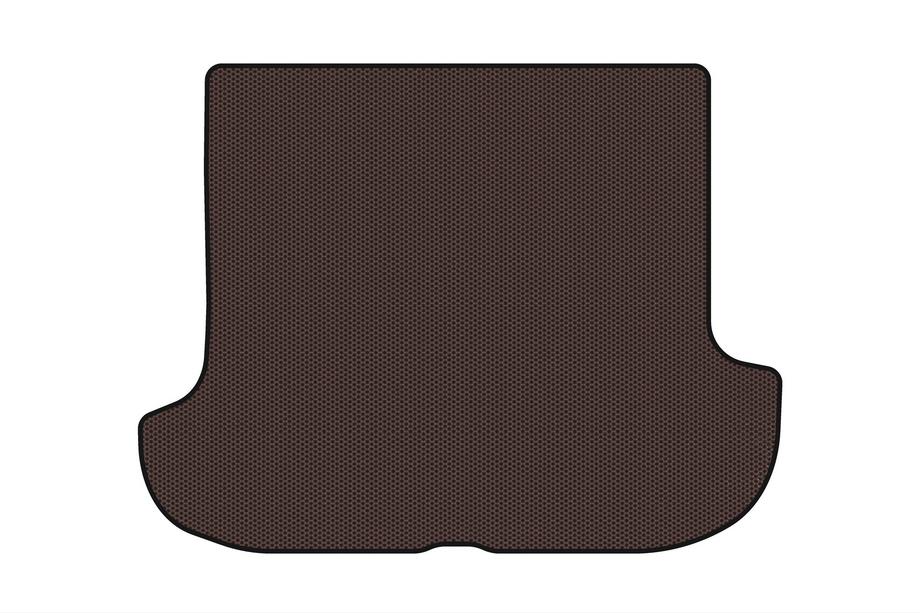 Hyundai Terracan 2001-2007 Rubber Trunk Mat Carsuit (Brown) Image