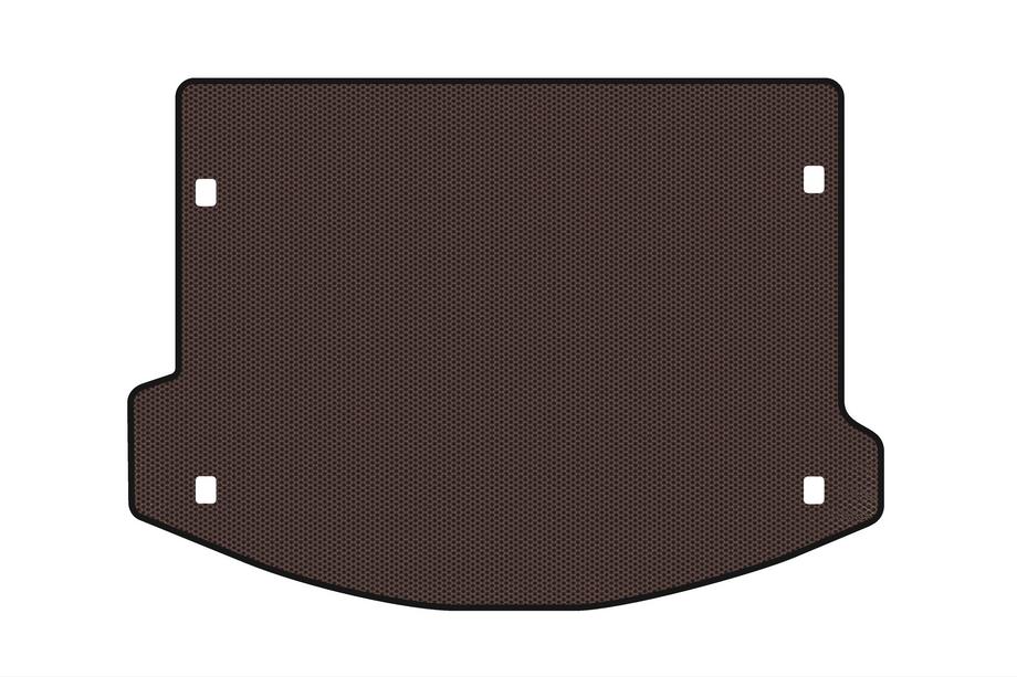 Jaguar E-Pace 2017-2024 Rubber Trunk Mat Carsuit (Brown) Image