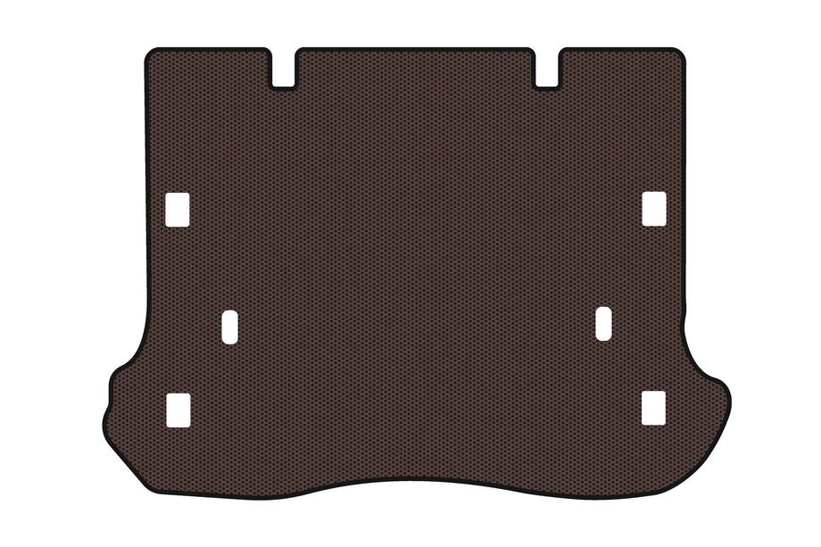 Jeep Grand Cherokee WK 2004-2010 Rubber Trunk Mat Carsuit V-2 (Brown) Image