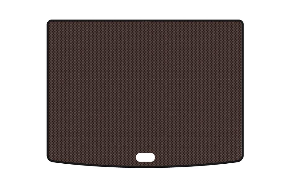Jeep Renegade 2014- Rubber Trunk Mat Carsuit V-2 (Brown) Image