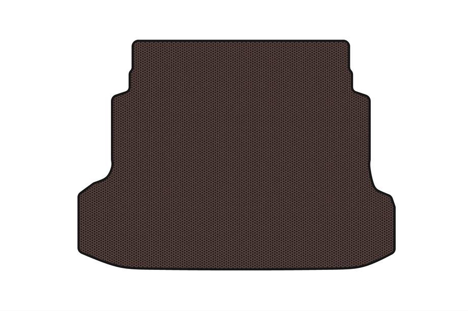 Kia Cerato 2 2010-2013 Rubber trunk mat Carsuit (SD, brown) Photo 1