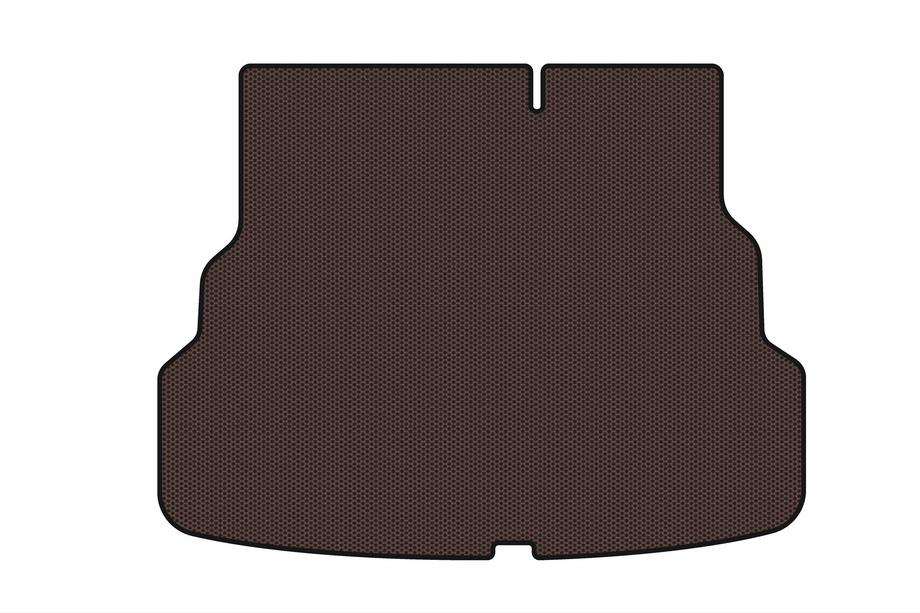 Kia Rio 2012-2017 Rubber trunk mat Carsuit V2 (SD, brown) Image