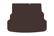 Kia Rio 2012-2017 Rubber trunk mat Carsuit V1 (SD, brown) photo 1