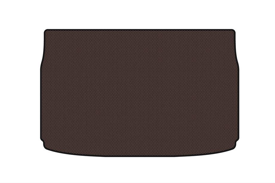 Kia Sedona 2014-2020 Rubber trunk mat Carsuit (8-seater, brown) Image