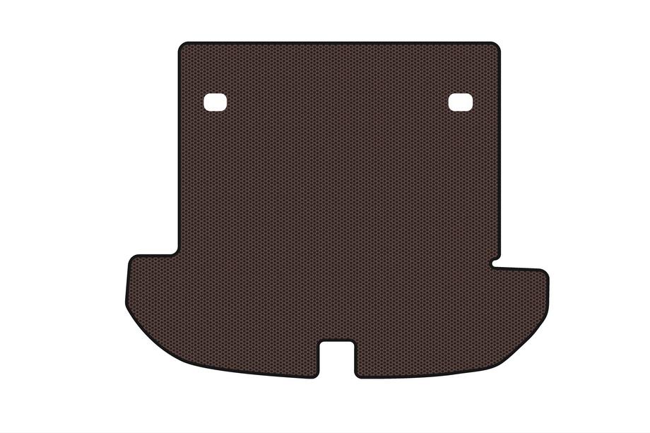 Kia Sorento III UM 2014-2020 Rubber trunk mat Carsuit (7-seater, brown) Photo 1