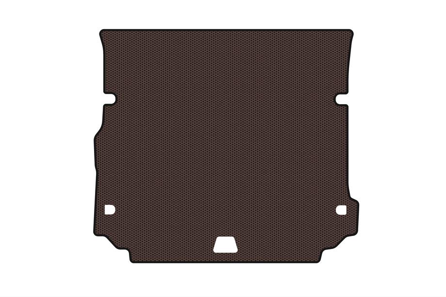 Land Rover Discovery III 2004–2009 Rubber Trunk Mat Carsuit V2 (Brown) Image