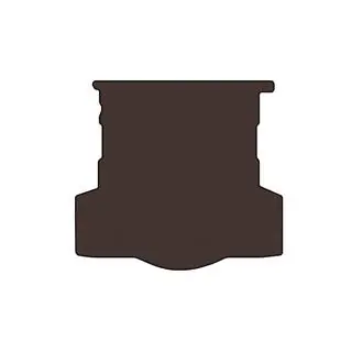 Rubber trunk mat Carsuit (2016-2020, SD, brown) photo 1
