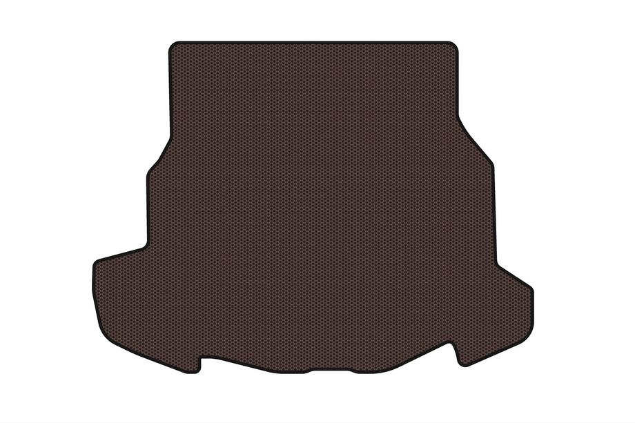Mercedes CLK W209 2002-2010 Rubber trunk mat Carsuit (Coupe, brown) Photo 1