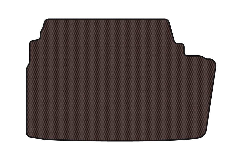 Mercedes S-class W140 1991-1998 Rubber trunk mat Carsuit (SD, Long wheelbase, brown) Image