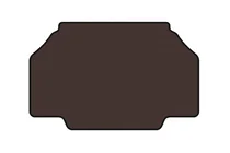 Mercedes SL R231 2012-2020 Rubber trunk mat Carsuit (2016-2020, Convertible, brown) photo 1