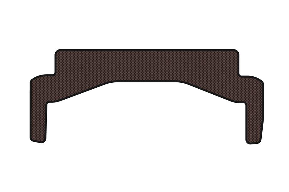 Mercedes SLK R172 2011-2016 Rubber trunk mat Carsuit (upper, Roadster, brown) Image
