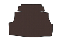 Nissan Almera N16 2000-2006 Rubber trunk mat Carsuit (SD, brown) photo 1