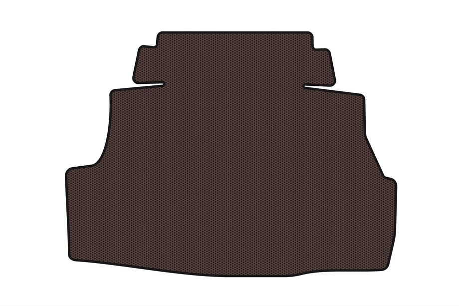 Nissan Almera N16 2000-2006 Rubber trunk mat Carsuit (SD, brown) Image
