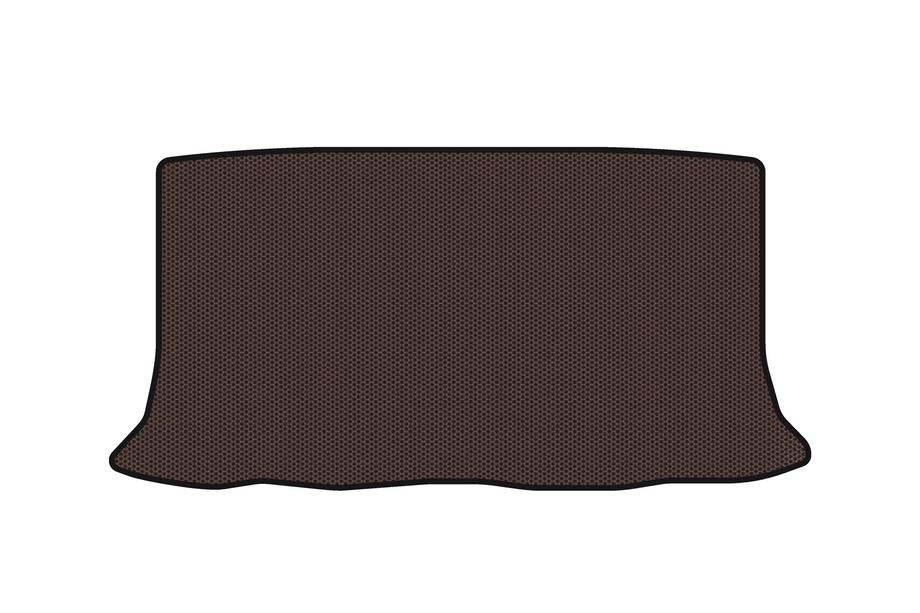 Nissan Micra K12 2003-2010 Rubber trunk mat Carsuit (HB, brown) Photo 1