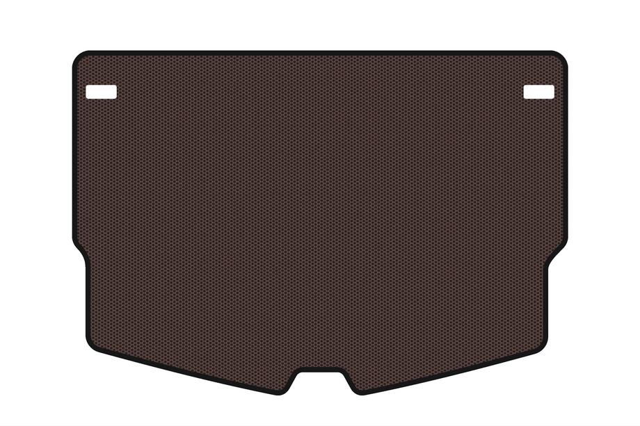 Nissan Note 2012-2020 Rubber trunk mat Carsuit (HB, brown) Image