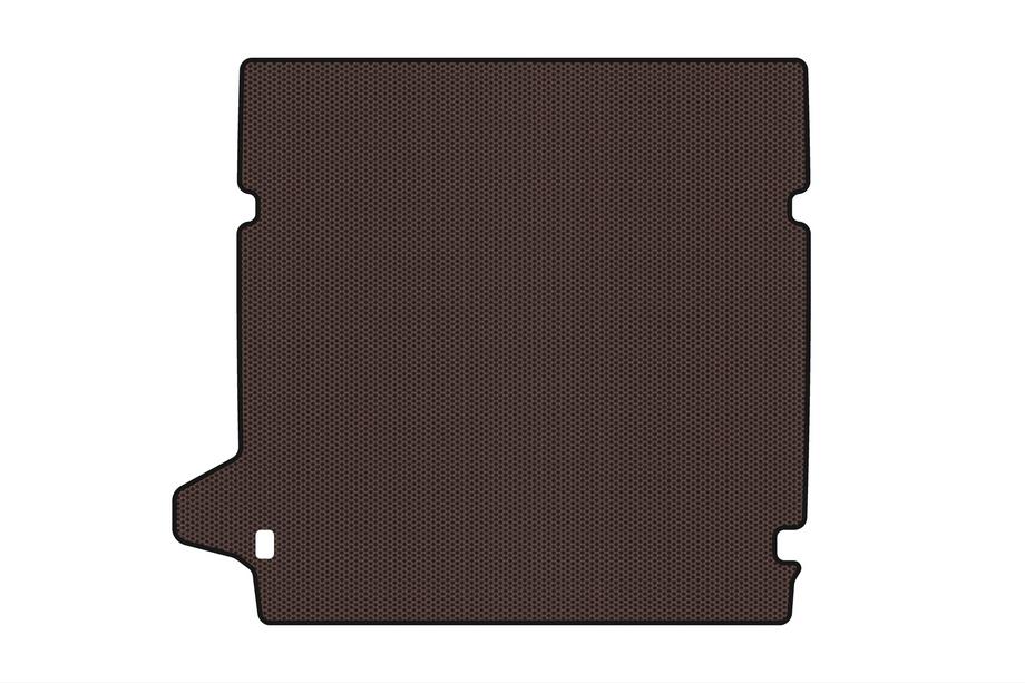 Nissan Pathfinder R51 2005-2014 Rubber trunk mat Carsuit (up to 2nd row, brown) Image