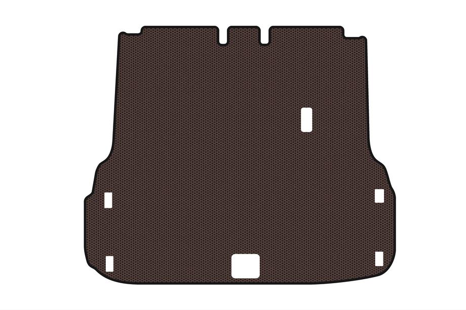 Nissan Pathfinder R52 2012-2021 Rubber Trunk Mat Carsuit (Brown) Image