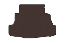 Nissan Primera P12 2002–2007 Rubber trunk mat Carsuit (SD, brown) photo 1
