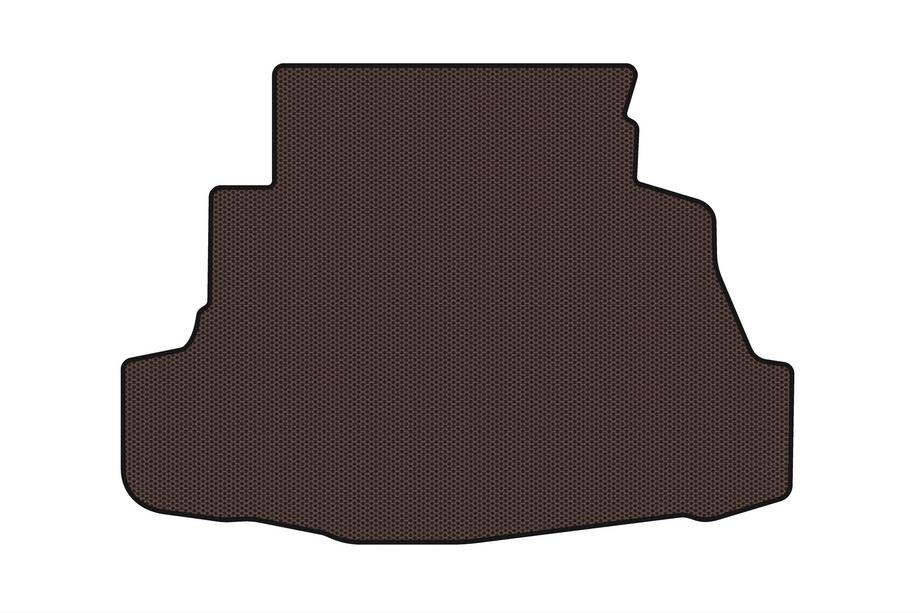 Nissan Primera P12 2002–2007 Rubber trunk mat Carsuit (SD, brown) Image