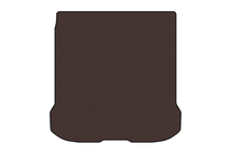Nissan Quest 2011-2017 Rubber trunk mat Carsuit (with 2nd row, 7-seater, brown) photo 1