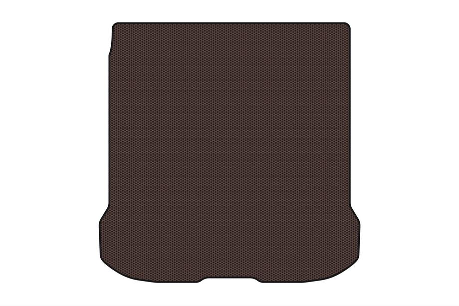 Nissan Quest 2011-2017 Rubber trunk mat Carsuit (with 2nd row, 7-seater, brown) Image