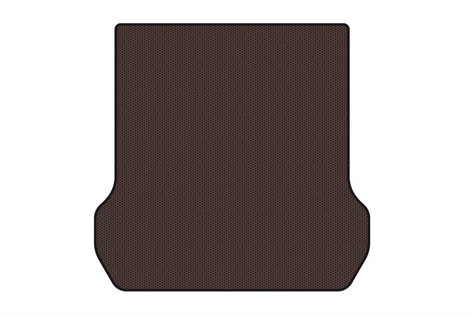 Opel Zafira A 1998-2005 Rubber trunk mat Carsuit (up to 2nd row, 2003-2005, 7-seater, brown) Image