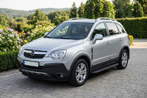 Opel Antara 2006-2017 Side Steps Bosphorus Black (2 pcs, Aluminum) 2016-2018 photo 1