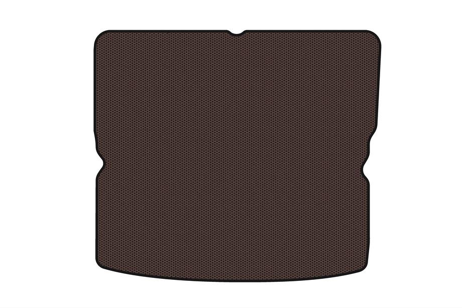 Opel Zafira B 2005–2011 Rubber trunk mat Carsuit (covers 3rd row, brown) Image