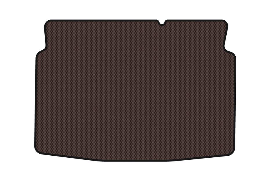 Peugeot 207 2006–2014 Rubber trunk mat Carsuit (HB, 5-door, brown) Image