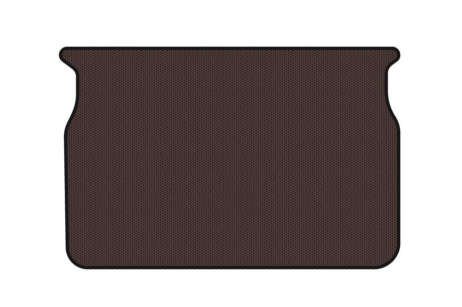 Peugeot 208 2012-2019 Rubber trunk mat Carsuit (HB, 5-door, brown) Image