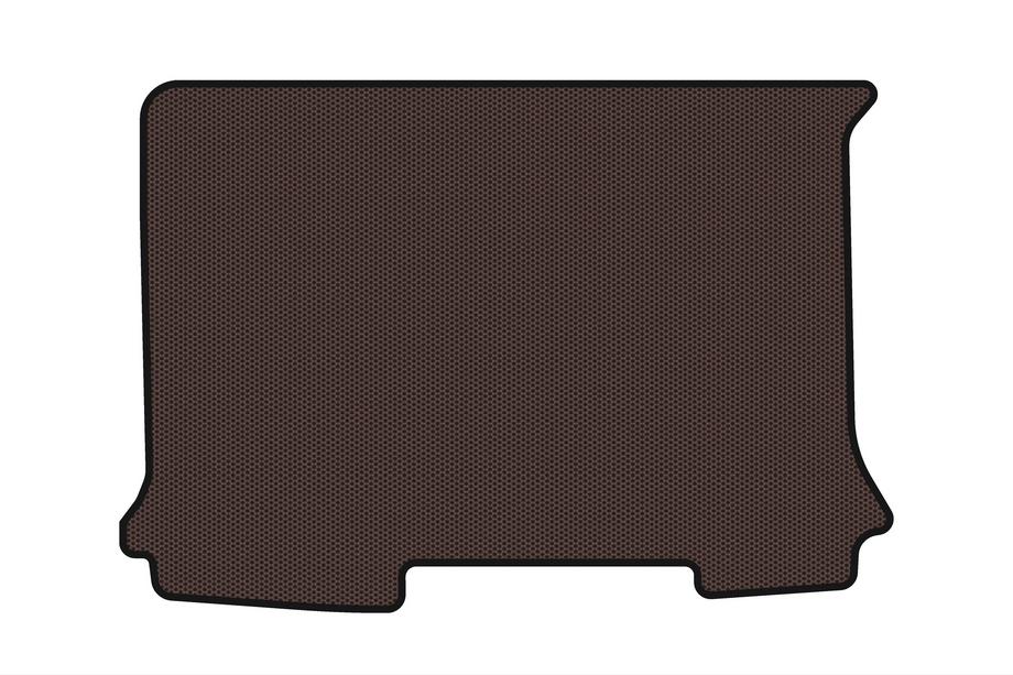 Peugeot Partner 1996-2008 Rubber Trunk Mat Carsuit (Brown) Image