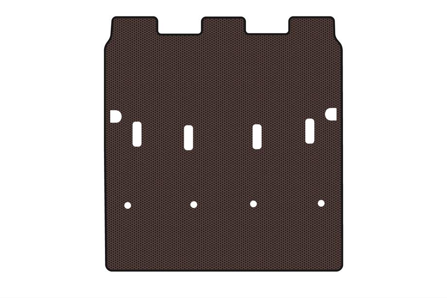 Peugeot Partner/Rifter 2019- Rubber trunk mat Carsuit (7-seater/Long wheelbase, brown) Photo 1