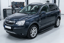 Opel Antara 2006-2017 Side Steps RedLine Black (2 pcs, Aluminum) 2016-2018 photo 1