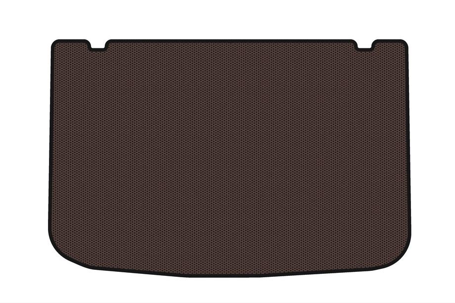 Renault Clio IV 2012-2019 Rubber trunk mat Carsuit (2012-2016, HB, 5-door, brown) Image
