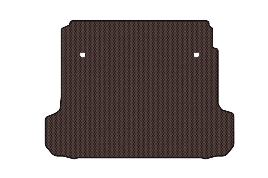 Renault Fluence 2009-2016 Rubber trunk mat Carsuit (SD, brown) Photo 1