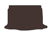 Renault Megane IV 2016-2025 Rubber trunk mat Carsuit (HB, brown) photo 1