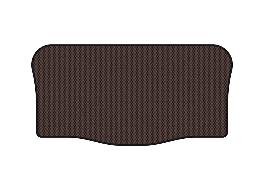 Toyota Aygo 2007-2014 Rubber trunk mat Carsuit (2007-2009, HB, 3-door, brown) Image