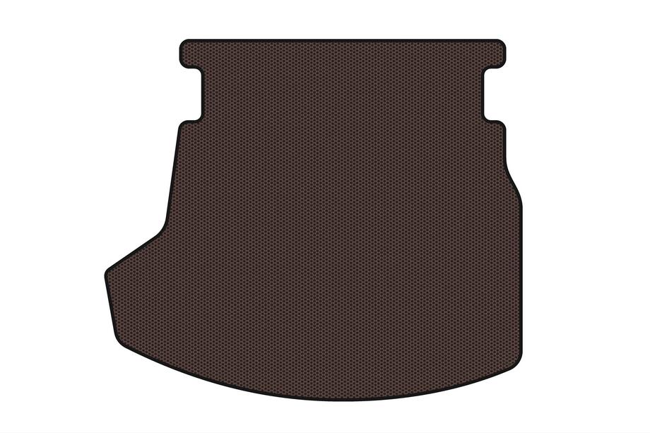 Toyota Corolla 2013-2019 Rubber trunk mat Carsuit (2016-2019, SD, brown) Photo 1