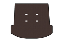 Toyota Fortuner 2006-2015 Rubber Trunk Mat Carsuit (Brown) photo 1