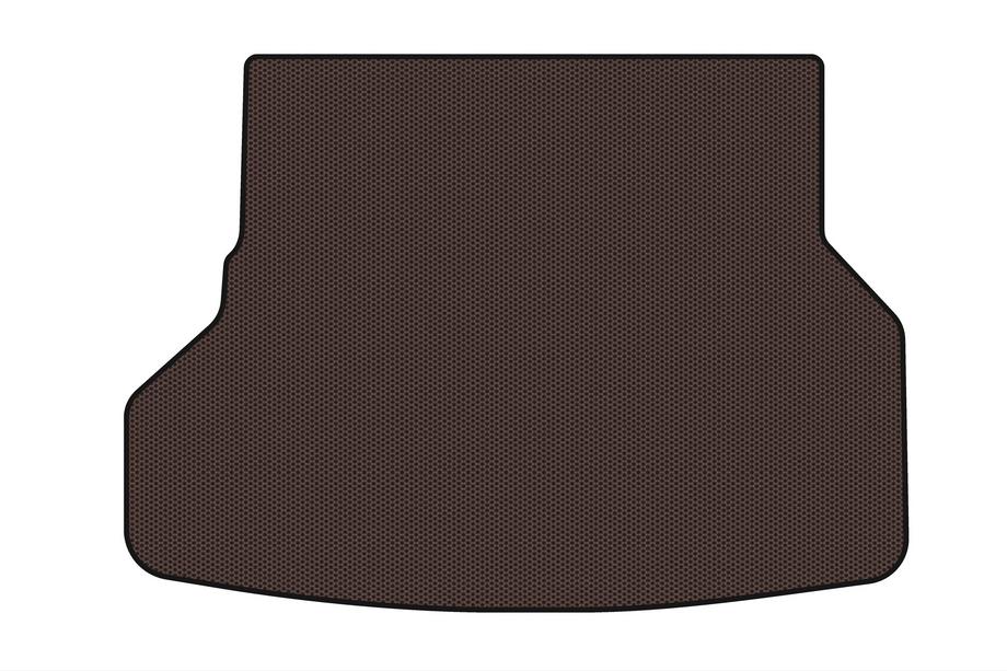 Toyota Highlander 2008-2013 Rubber Trunk Mat Carsuit (Brown) Image
