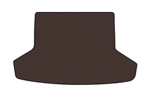 Toyota Prius 2015-2022 Rubber trunk mat Carsuit (LB, Hybrid, brown) photo 1
