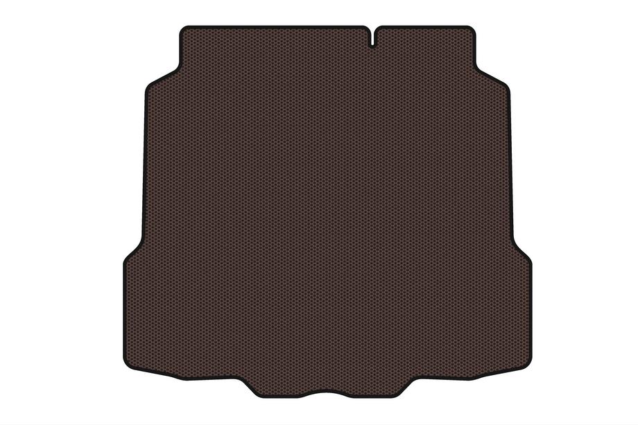 Toyota Yaris 2010-2020 Rubber trunk mat Carsuit (SD, brown) Photo 1
