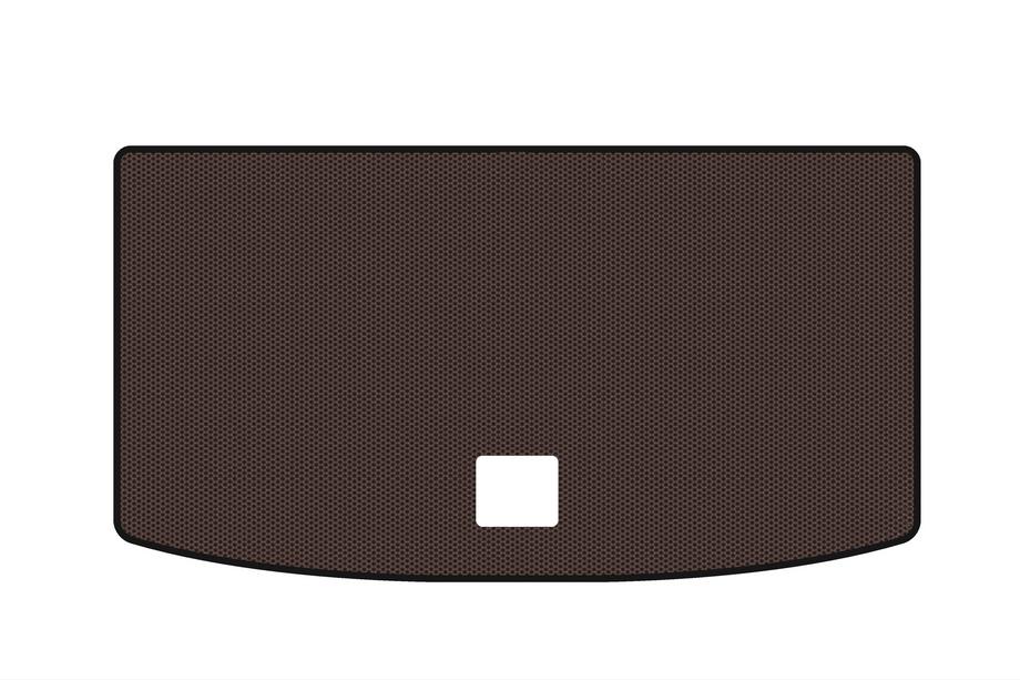 Volkswagen Atlas (Terramont) 2016- Rubber trunk mat Carsuit (7-seater, brown) Photo 1