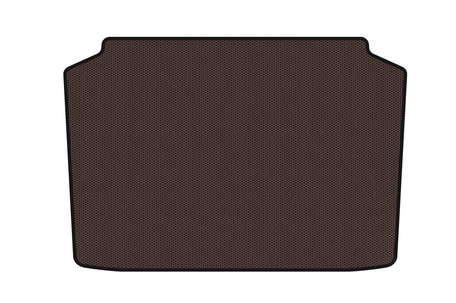 Volkswagen Polo 2001-2009 Rubber trunk mat Carsuit (HB, 3/5-door, brown) Image