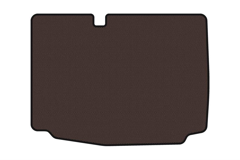 Volkswagen Polo 2010-2017 Rubber trunk mat Carsuit (HB, 3/5-door, brown) Image