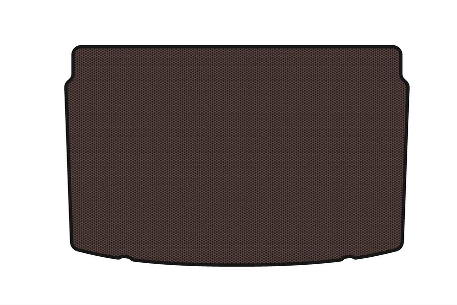 Volkswagen Polo 2017- Rubber trunk mat Carsuit (HB, brown) Image