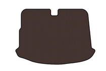 Volkswagen Scirocco 2008-2017 Rubber trunk mat Carsuit (HB, 3-door, brown) photo 1