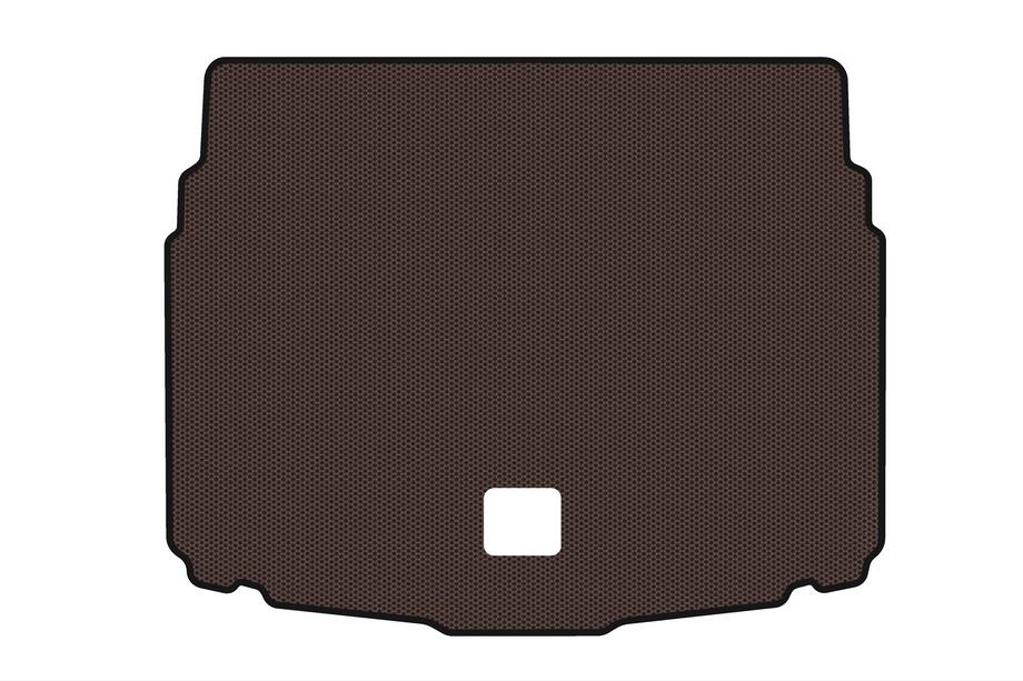 Volkswagen T-Roc 2017-2025 Rubber trunk mat Carsuit V1 (5-door, brown) Photo 1